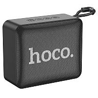 Портативная беспроводная Bluetooth колонка Hoco Gold Brick BS51 блютуз акустика черная