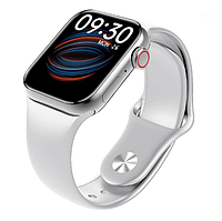 Умные смарт часы Smart Watch GS9 Mini 41mm смарт-часы с магнитной зарядкой и функцией звонка серые