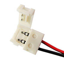 Конектор для світлодіодних стрічок OEM SC-04-SW-8-2 8 mm joint wire (затискач-дрот), фото 2
