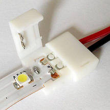 Конектор для світлодіодних стрічок OEM SC-04-SW-8-2 8 mm joint wire (затискач-дрот), фото 2