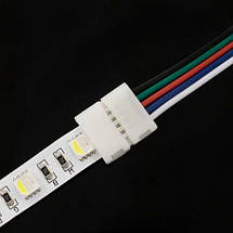 Конектор для світлодіодних стрічок OEM SC-21-SW-12-5 10 mm RGBW joint wire (провід-затискач), фото 3