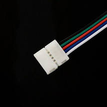 Конектор для світлодіодних стрічок OEM SC-21-SW-12-5 10 mm RGBW joint wire (провід-затискач), фото 2