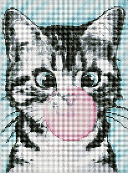 Алмазна мозаїка Рожева бульбашка 30х40 Ideyka (AMO7479)