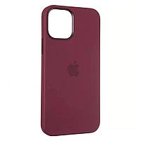 Чехол (накладка) Apple iPhone 12 / iPhone 12 Pro, Original Silicon Case, MagSafe, Plum, Красный