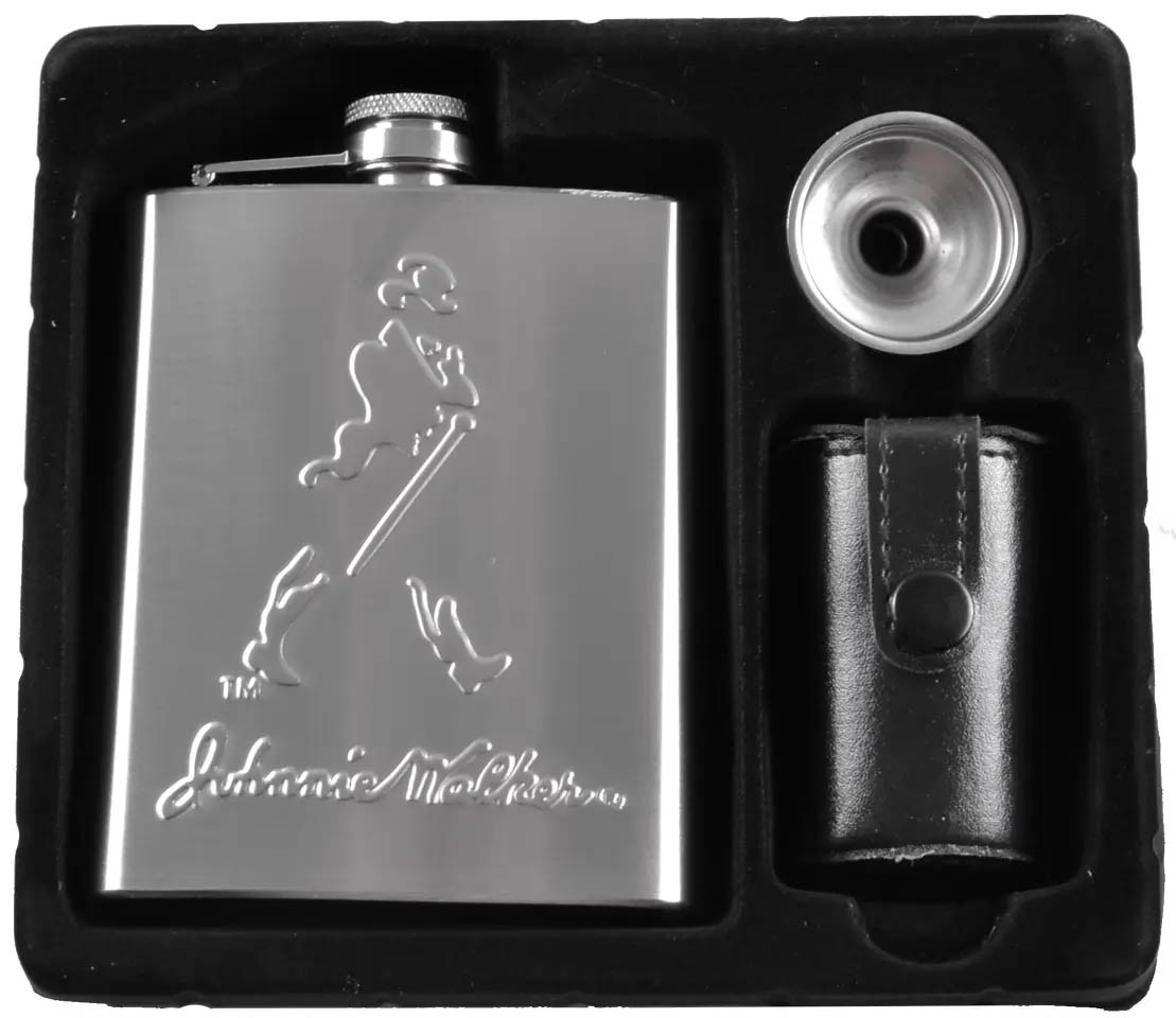 Подарунковий набір з флягою та чарками Johnnie Walker QK-166