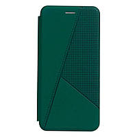 Чехол (книжка) Samsung A037 Galaxy A03s, Twist, Dark Green, Зеленый