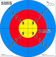 Мішень картонна S-Shots "Triple" 50 шт/пчк (138 мм х 138 мм)