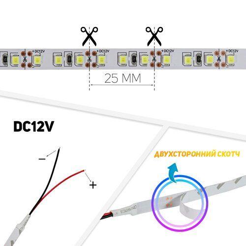 Світлодіодна стрічка OEM ST-12-2835-120-CW-20-V2 915 Lm/m біла, негерметична, 1 м - фото 2 - id-p1801089835