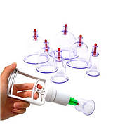 Вакуумні банки з насосом для лікувального масажу і хиджами