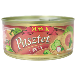 Паштет з гуски МК MK z gesia 300g 12шт/ящ (Код: 00-00013900)