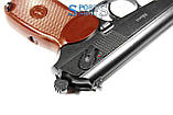 Пневматичний пістолет Borner PM 49 (Пістолет Макарова, метал), фото 6