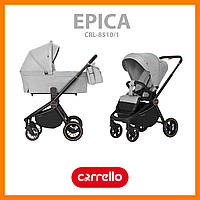 CARRELLO EPICA CRL-8510/1 універсальна коляска 2 в 1 Silver Grey Сірий