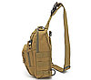Тактична нагрудна сумка Primo Sling однолямкова через плече - Khaki, фото 2