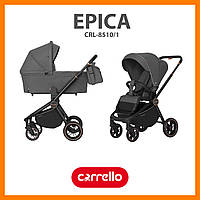 CARRELLO EPICA CRL-8510/1 універсальна коляска 2 в 1 Iron Grey Темно-сірий