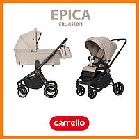 CARRELLO EPICA CRL-8510/1 універсальна коляска 2 в 1 Almond Beige Бежевий