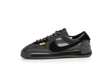 Чоловічі Кросівки Nike Cortez x Union L.A Dark Gray Black / Найк Кортез Юніон ЛА Дарк Сірі з Чорним, фото 1