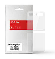 Защитная пленка на заднюю панель для Samsung Flip (Противоударная гидрогелевая. Прозрачная)