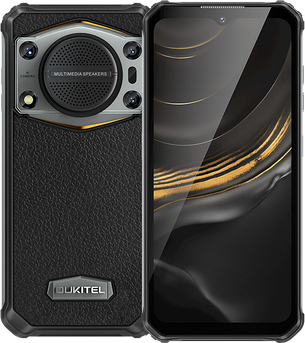OUKITEL WP22 8/256GB Black, Динамік 125 дБ, 10000 мАг, 48 Мп + Нічне бачення, Android 13, NFC, Дисплей 6.58"