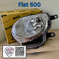 Fiat 500 с 2011 фара левая, дальнего света с ходовыми огнями H1/W21, 51786772