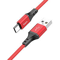 DR Кабель Hoco X86 USB to Type-C 1m red