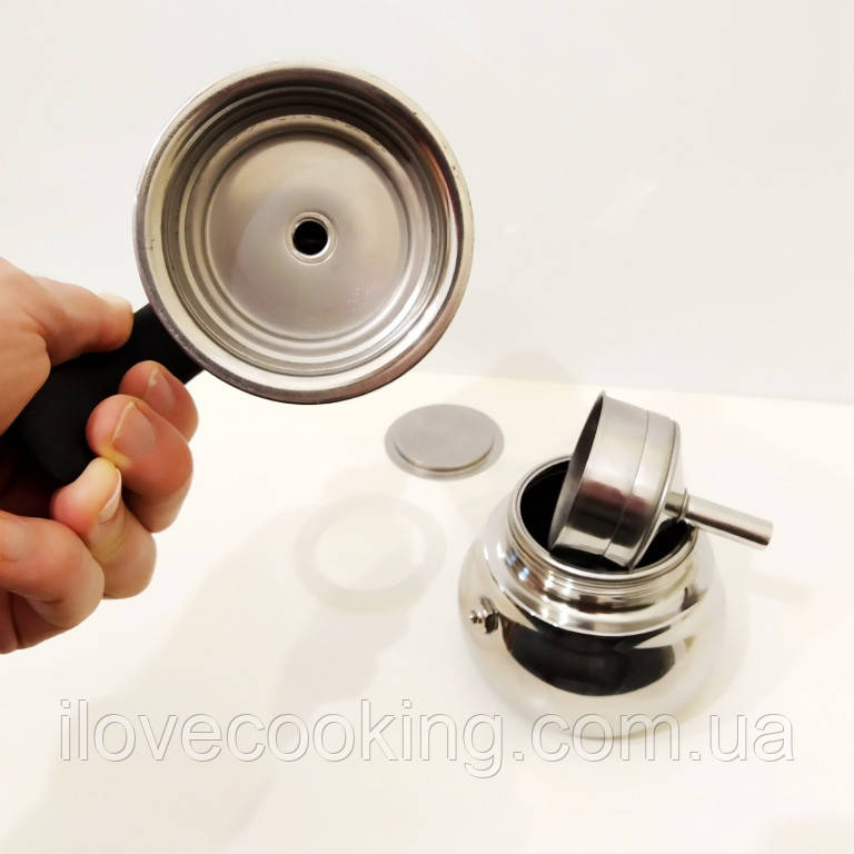 Купить Кофеварка гейзерная Bialetti Kitty Induction на 4 чашки (145 мл