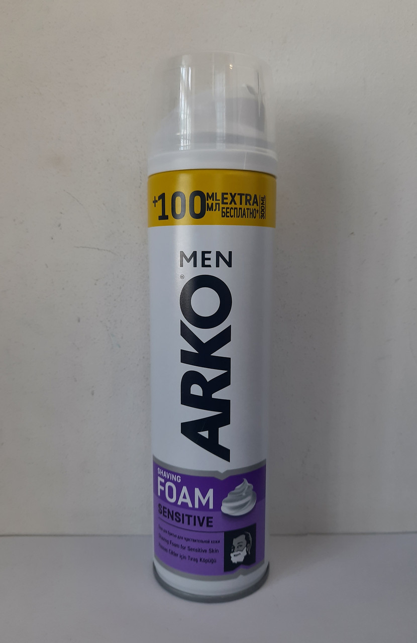 Піна для гоління чоловічий Arko Sеnsitive 300 мл