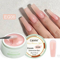 Гель для нарощування CANNI Cream Extension Gel EG06, 28 г