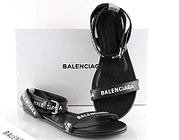 Кожаные женские босоножки Balenciaga/ 3 цвета