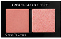 Набор румян Pastel  Profashion  Duo  Blush Set Cheek To Cheek тон 10 Ярко-розовый