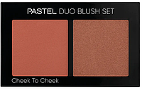 Набор румян Pastel  Profashion  Duo  Blush Set Cheek To Cheek тон 20 Теплый медовый