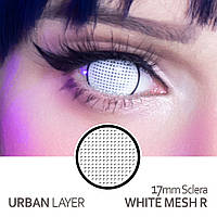 Кольорові контактні лінзи Urban Layer 17mm Sclera White Mesh R