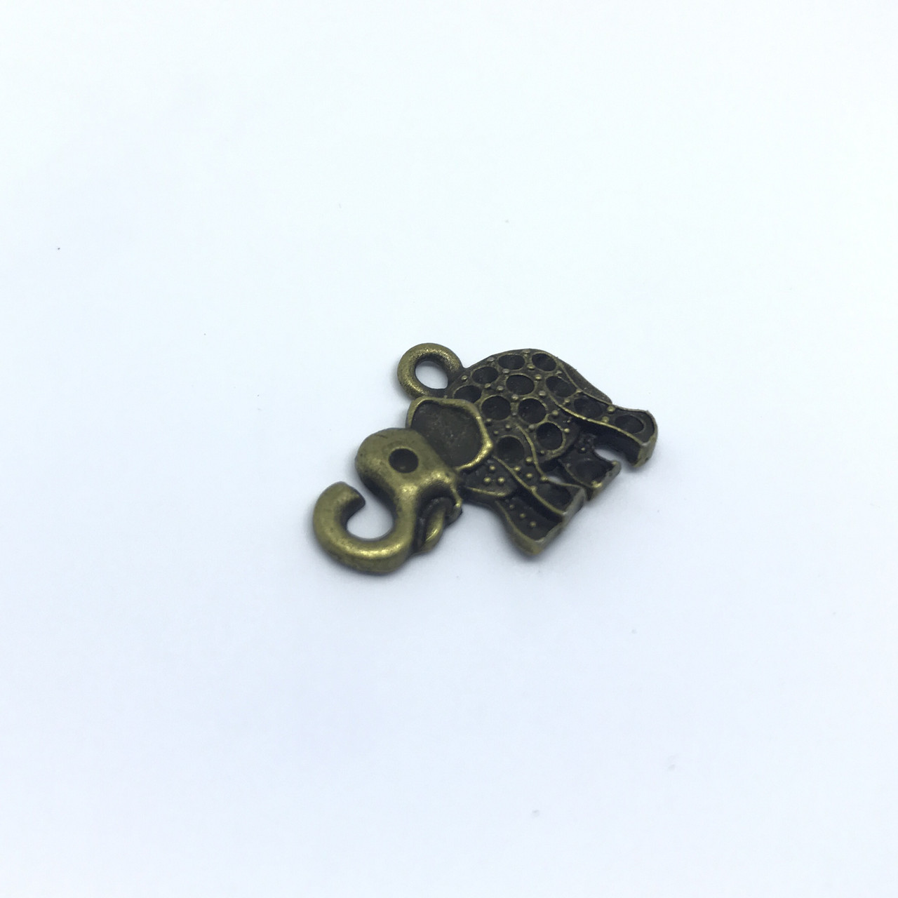 Кулони металеві для створення прикрас Слон колір "бронза" 22х20мм Підвіски для рукоділля