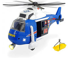 Іграшка Dickie Toys Гелікоптер з лебідкою зі світлом та звуком 32 см (3308356)