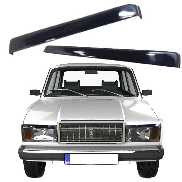 Вії фар для Ваз 2104 - 2107 Чорні 2 шт Voron Glass, фото 1