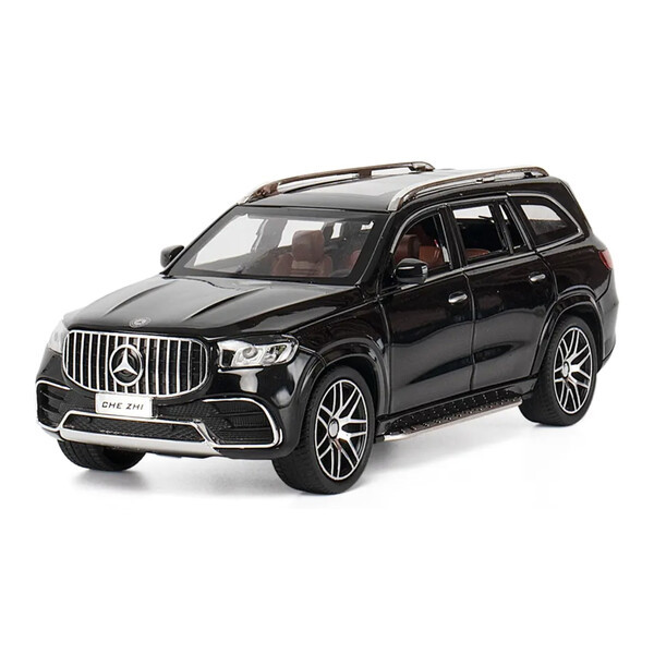 Машинка Mercedes GLS63 джип моделька іграшка металева колекційна 21 см Чорний (59974)