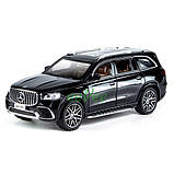 Машинка Mercedes GLS63 джип моделька іграшка металева колекційна 21 см Чорний (59974), фото 3