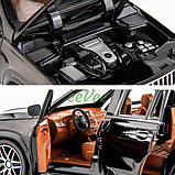 Машинка Mercedes GLS63 джип моделька іграшка металева колекційна 21 см Чорний (59974), фото 4