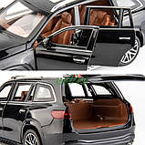 Машинка Mercedes GLS63 джип моделька іграшка металева колекційна 21 см Чорний (59974), фото 5