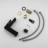 Змішувач для умивальника GAPPO G1017-6, чорний, фото 6