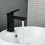 Змішувач для умивальника GAPPO G1017-6, чорний, фото 2