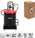 ПНІВМАТИЧНЕ СМАЗОЧНЕ СТРІВІСТЬ YATO 45 Л 0.8 МПА 4 М, фото 2