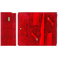 Футляр для перукарських інструментів SPL 77407AS "Червона перфорація"