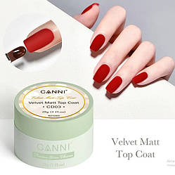 Матовий топ CANNI Velvet Matt Top Coat, 28 г