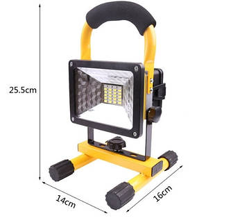 Переносний ручний світлодіодний ліхтар - прожектор BL-204 (3 режими) 100W Led Flood Light Outdoor 100W