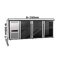 Холодильник барный для напитков 510 литров с 3 стеклянными дверями GGM Gastro