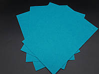 Фетр поделочный голубого цвета 1 мм. . Декоративный фетр для рукоделия и декора