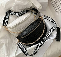 Міні сумка клатч Жіноча сумка крос-боді маленька сумочка через плече для дівчат біла (YP)