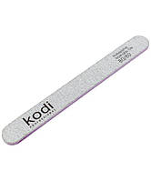 №99 Пилка для ногтей прямая Kodi 80/80 (цвет: серый, размер:178/19/4)