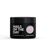 Nails of the Day Polygel shimmer 02 — Полигель нежно-розовый с шиммером мелкозернистый, 30 мг