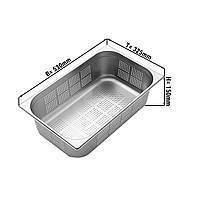 Гастроёмкость GN, перфорированая 1/1 - глубина: 150 мм GGM Gastro